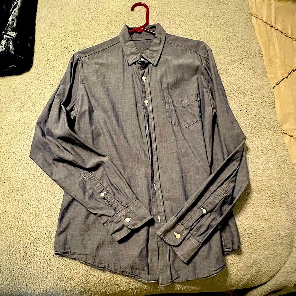 J. Crew Size Large Chambray Shirt